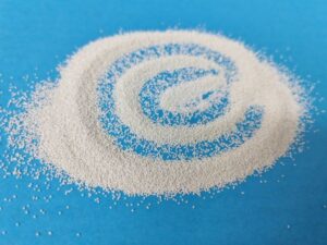 Graniglia di zirconia ceramica B40 B60 B100 per sabbiatura di piani di lavoro in acciaio inossidabile